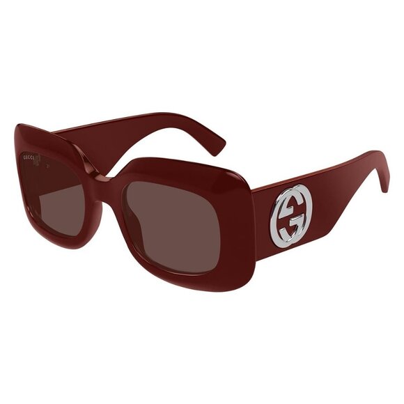 A0992Z New GUCCI Red Square GG1695S 004 Sunglasses Women - Picture 1 of 3